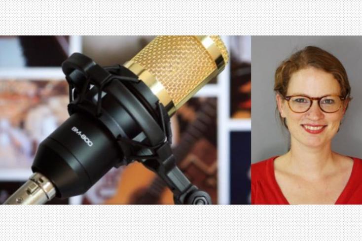 Profilfoto von Franzisca Zanker und ein Podcastsymbol