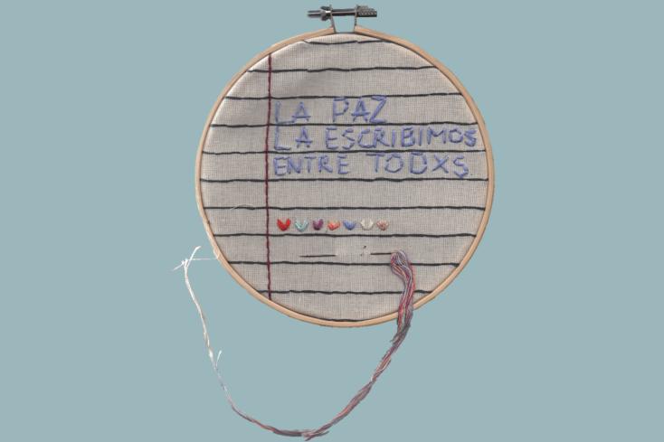 Stitching: La Paz la escribimos entre Todxs