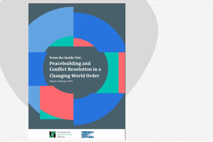 Cover Bericht Berichts „From the Inside Out: Peacebuilding and Conflict Resolution in a Changing World Order” 