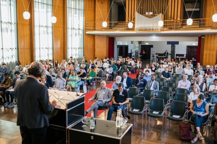 Publikum beim SDG Hochschultag. Foto: Sandra Meyndt